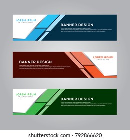 Abstract Modern Banner Background Design Vector Template
