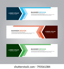 Abstract Modern Banner Background Design Vector Template