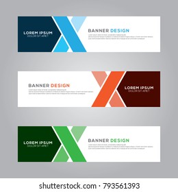 Abstract Modern Banner Background Design Vector Template