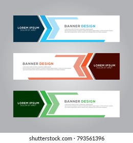Abstract Modern Banner Background Design Vector Template