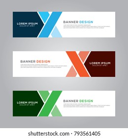 Abstract Modern Banner Background Design Vector Template