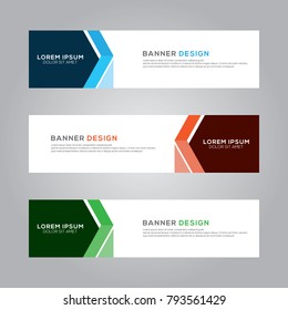 Abstract Modern Banner Background Design Vector Template