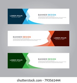 Abstract Modern Banner Background Design Vector Template