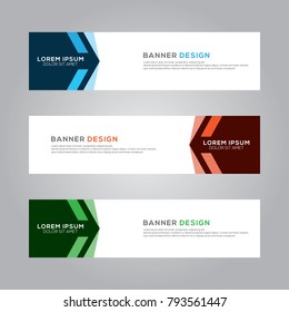 Abstract Modern Banner Background Design Vector Template