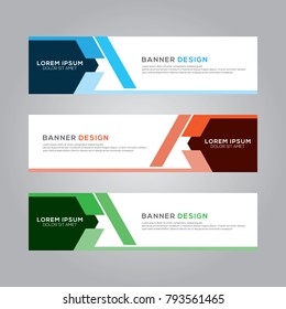 Abstract Modern Banner Background Design Vector Template