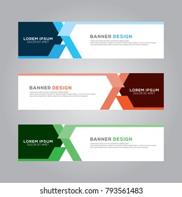 Abstract Modern Banner Background Design Vector Template