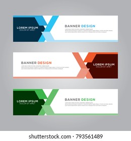 Abstract Modern Banner Background Design Vector Template