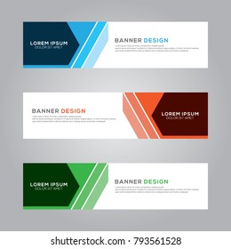 Abstract Modern Banner Background Design Vector Template