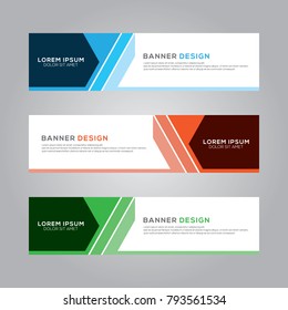 Abstract Modern Banner Background Design Vector Template