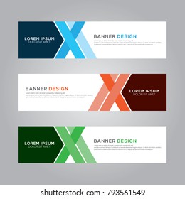 Abstract Modern Banner Background Design Vector Template