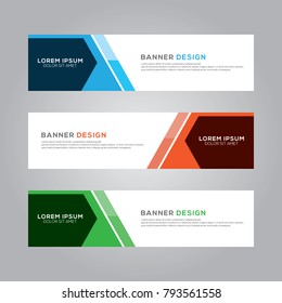 Abstract Modern Banner Background Design Vector Template