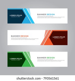 Abstract Modern Banner Background Design Vector Template
