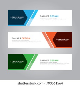 Abstract Modern Banner Background Design Vector Template