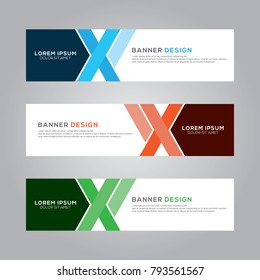 Abstract Modern Banner Background Design Vector Template