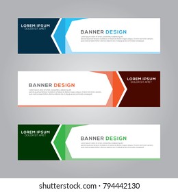 Abstract Modern Banner Background Design Vector Template