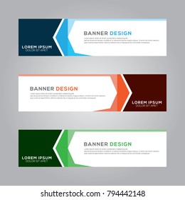 Abstract Modern Banner Background Design Vector Template