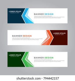 Abstract Modern Banner Background Design Vector Template