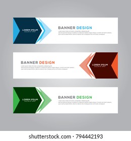Abstract Modern Banner Background Design Vector Template