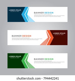 Abstract Modern Banner Background Design Vector Template