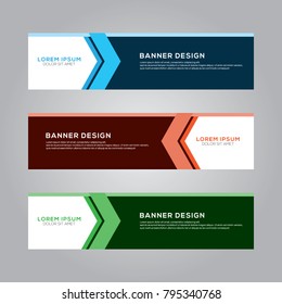 Abstract Modern Banner Background Design Vector Template