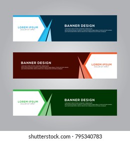 Abstract Modern Banner Background Design Vector Template