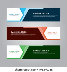 Abstract Modern Banner Background Design Vector Template