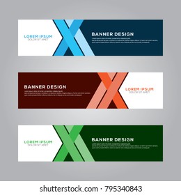 Abstract Modern Banner Background Design Vector Template