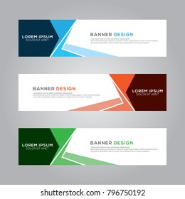 Abstract Modern Banner Background Design Vector Template