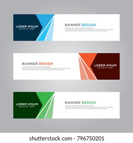 Abstract Modern Banner Background Design Vector Template