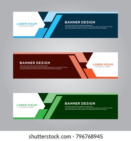 Abstract Modern Banner Background Design Vector Template