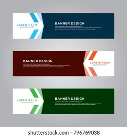 Abstract Modern Banner Background Design Vector Template