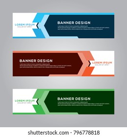 Abstract Modern Banner Background Design Vector Template
