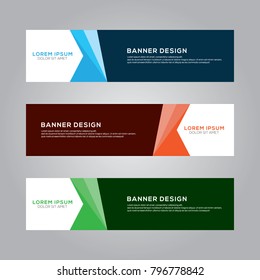 Abstract Modern Banner Background Design Vector Template