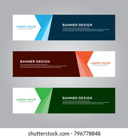 Abstract Modern Banner Background Design Vector Template
