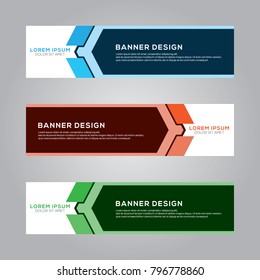 Abstract Modern Banner Background Design Vector Template