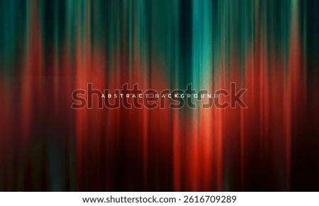Abstract modern banner background design with red and green stripes. Dark vector illustration