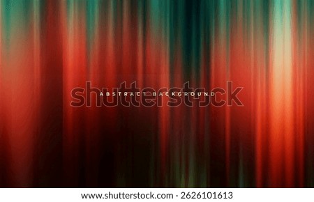 Abstract modern banner background design with red and green stripes. Dark vector illustration