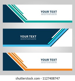 abstract modern banner background template