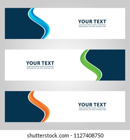 abstract modern banner background template