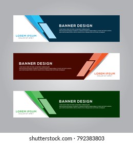 Abstract Modern Banner Background Vector Template