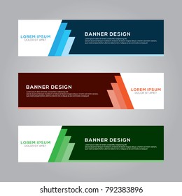 Abstract Modern Banner Background Vector Template