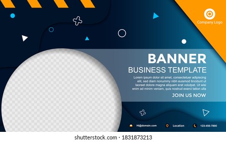 Abstract Modern Banner Business Background Template. Vector illustration.