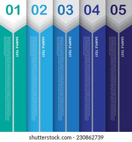 The Abstract Modern Banner for Design and Creative Work, Vector Illustration
