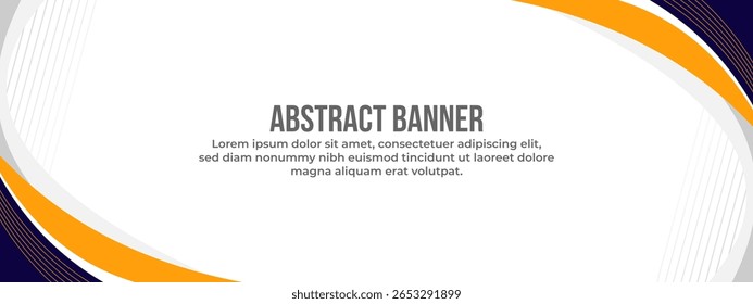 abstract modern banner design vector