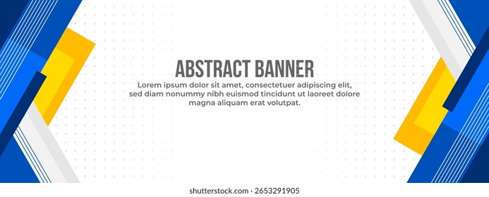 abstract modern banner design vector