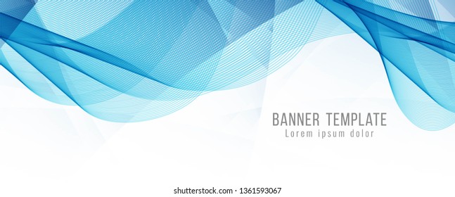 Abstract modern banner template
