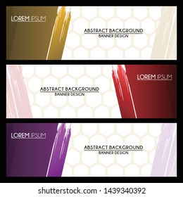 abstract modern banner template background design vector