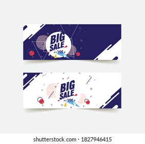 Resumen de diseño de plantillas de banners modernas