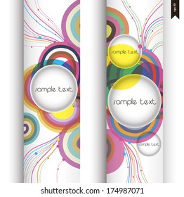 Abstract modern banners.