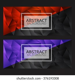 Abstract modern banners